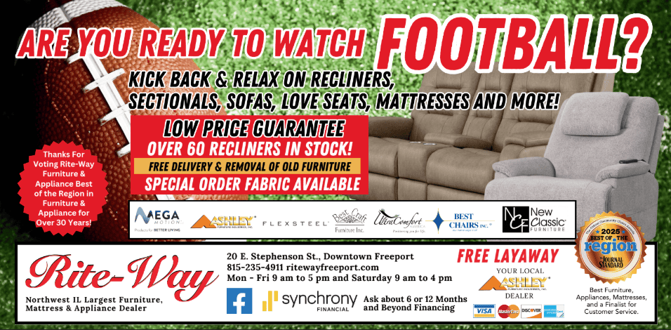  A newspaper ad for our sale. 